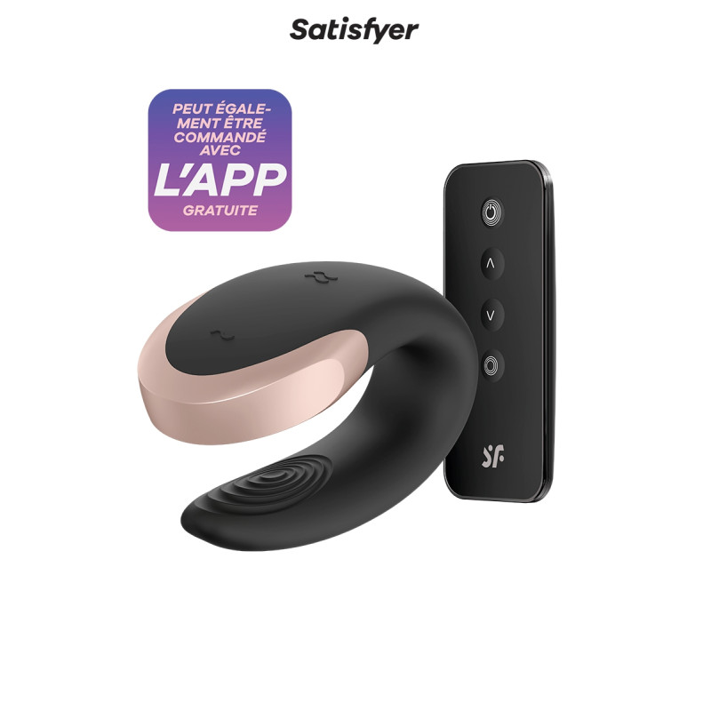Stimulateur Double Love noir