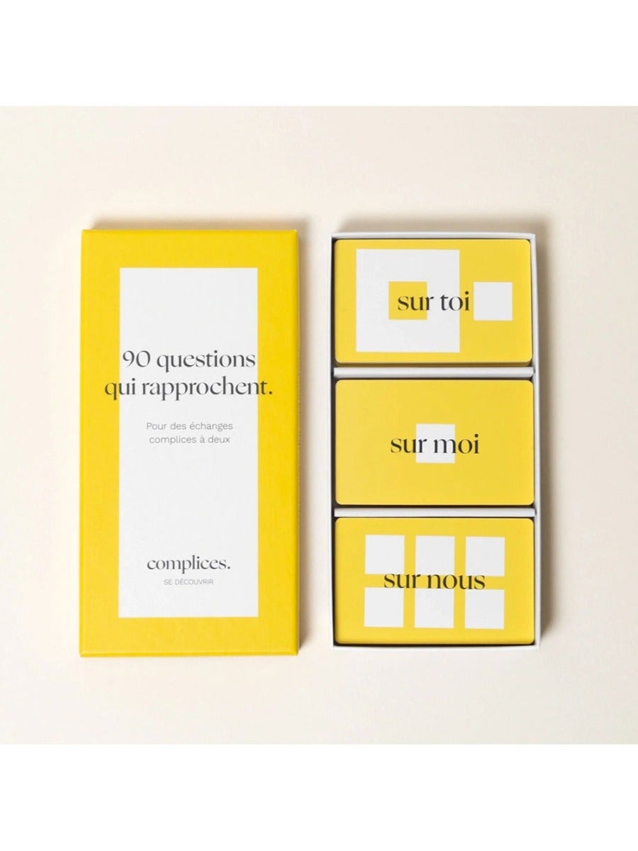 Jeu de cartes pour couple 90 questions qui rapprochent