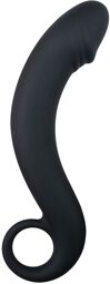 Gode ​​prostatique en silicone noir