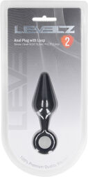 Plug Anal en Silicone avec Anse - S - Noir