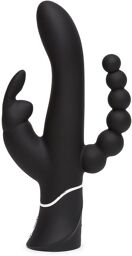 TRIPLE CURVE RABBIT vibrant noir