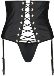 Celine Corset Noir Noir