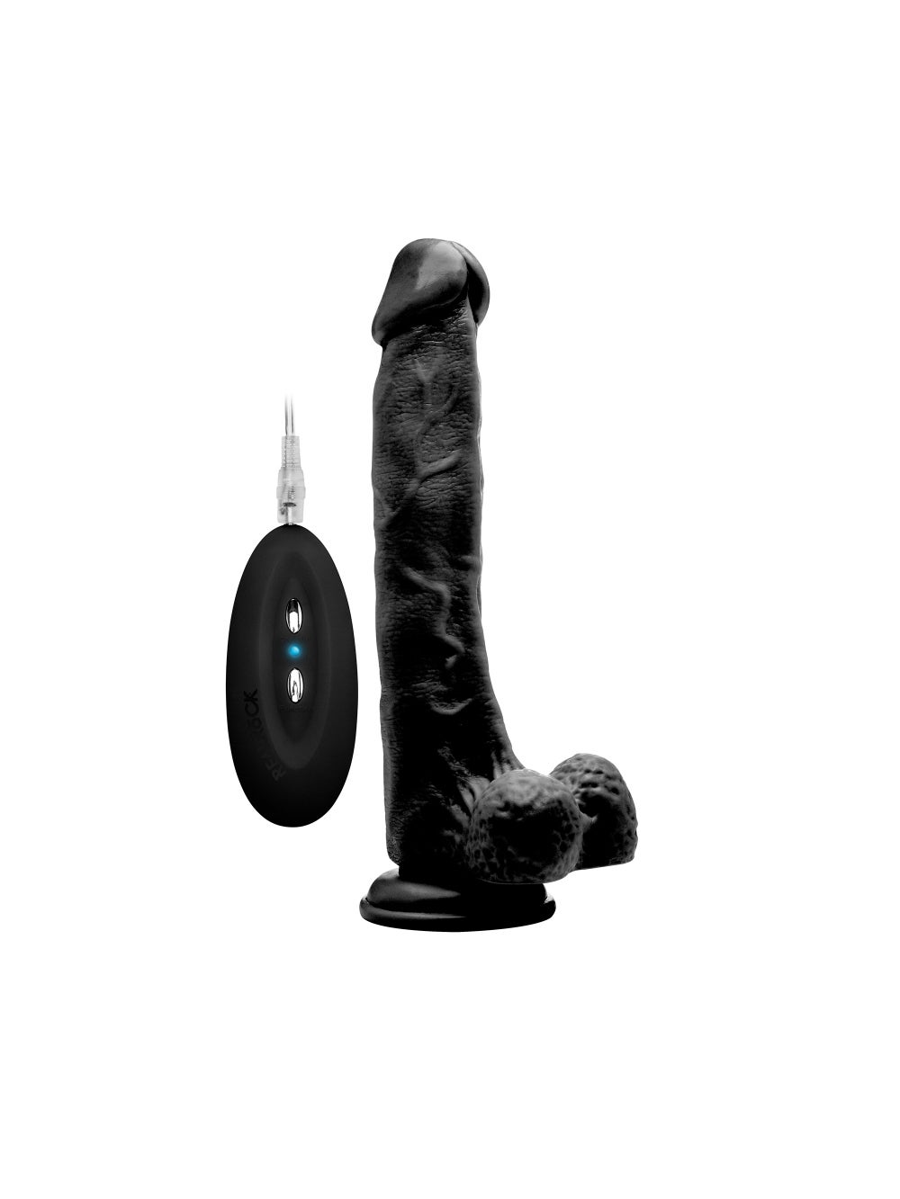 Vibromasseur avec Testicules Réaliste Télécommandé 25,4 cm