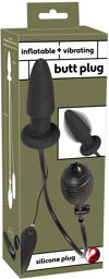 Plug anal vibrant gonflable