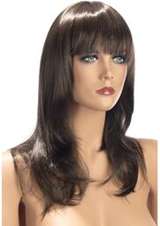 perruque longue kate marron