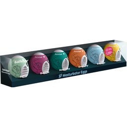 Coffret de 6 Oeufs Masturbateurs Eggs Mixed