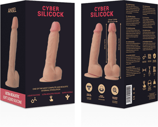 Gode Testicules Réaliste Silicone 15.5 cm - ANSEL