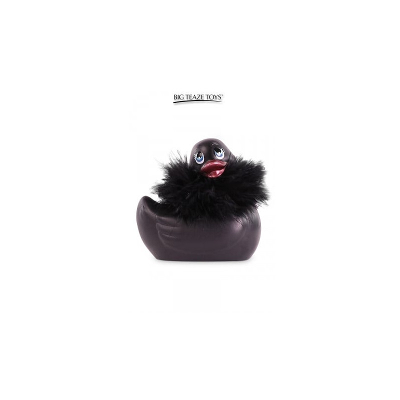 Mini canard vibrant Duckie Paris - noir