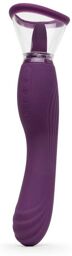 Pompe à vagin avec langue vibrante Lick Me Violet