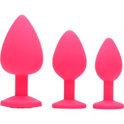 Pink Pleasure Ensemble de Plugs Anaux