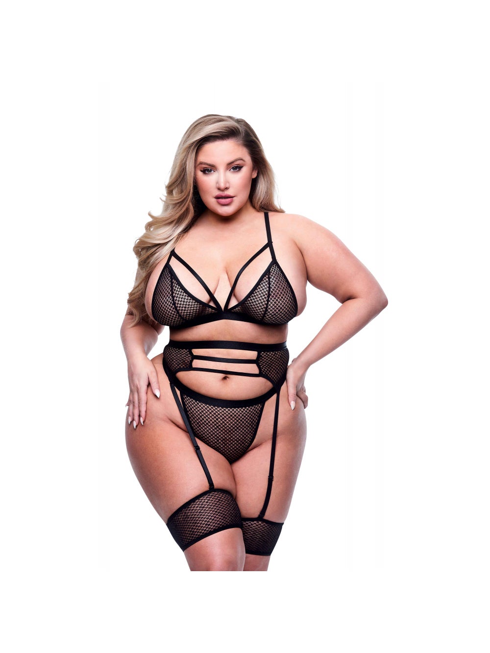 Ensemble 3 pièces transparent noir GT
