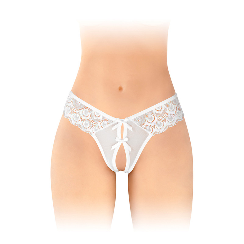 String ouvert Alicia blanc