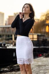 Jupe longue blanche Catalina Blanc