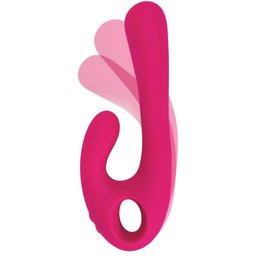 - Flex Bi Bendable Dual Stimulation Vibromasseur Rose