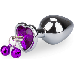 Bijoux anal rosebud grelots coeur