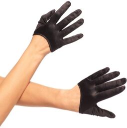 Mini Gants Femme Satin Rouge