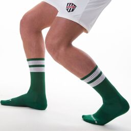 Chaussettes Gym Socks Vert-Blanc