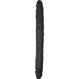 Gode réaliste à double extrémité Noir - 40 cm
