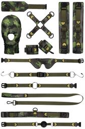 Kit Bondage Army 11 Pièces Kaki