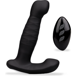 Vibromasseur vibro homme gode anal Stimulateur prostate et périnée vibrant Bellows - Noir