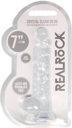 Gode Jelly Réaliste 17cm Transparent