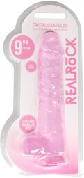 Gode Jelly Réaliste 22cm Rose