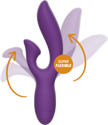 rewofun flexible rabbit vibrator