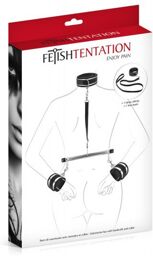 Barre de soumission avec menottes et collier