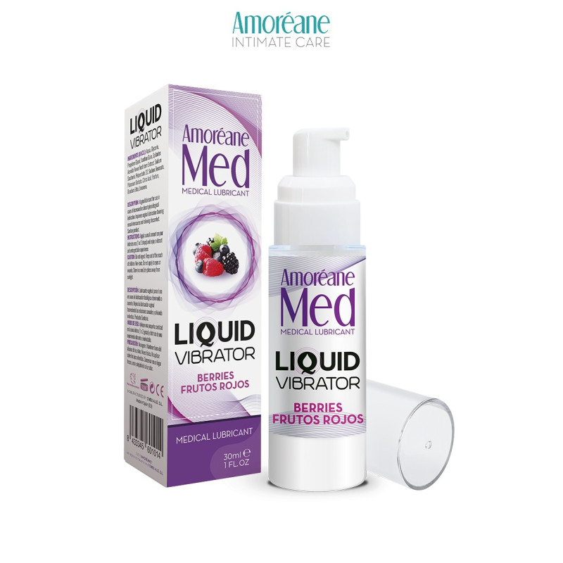 Lubrifiant Liquid Vibrator Baies Rouges 30ml