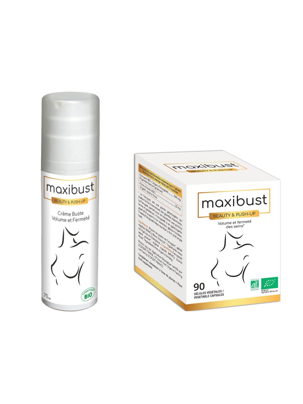 Pack Crème + Gélules Maxibust Bio