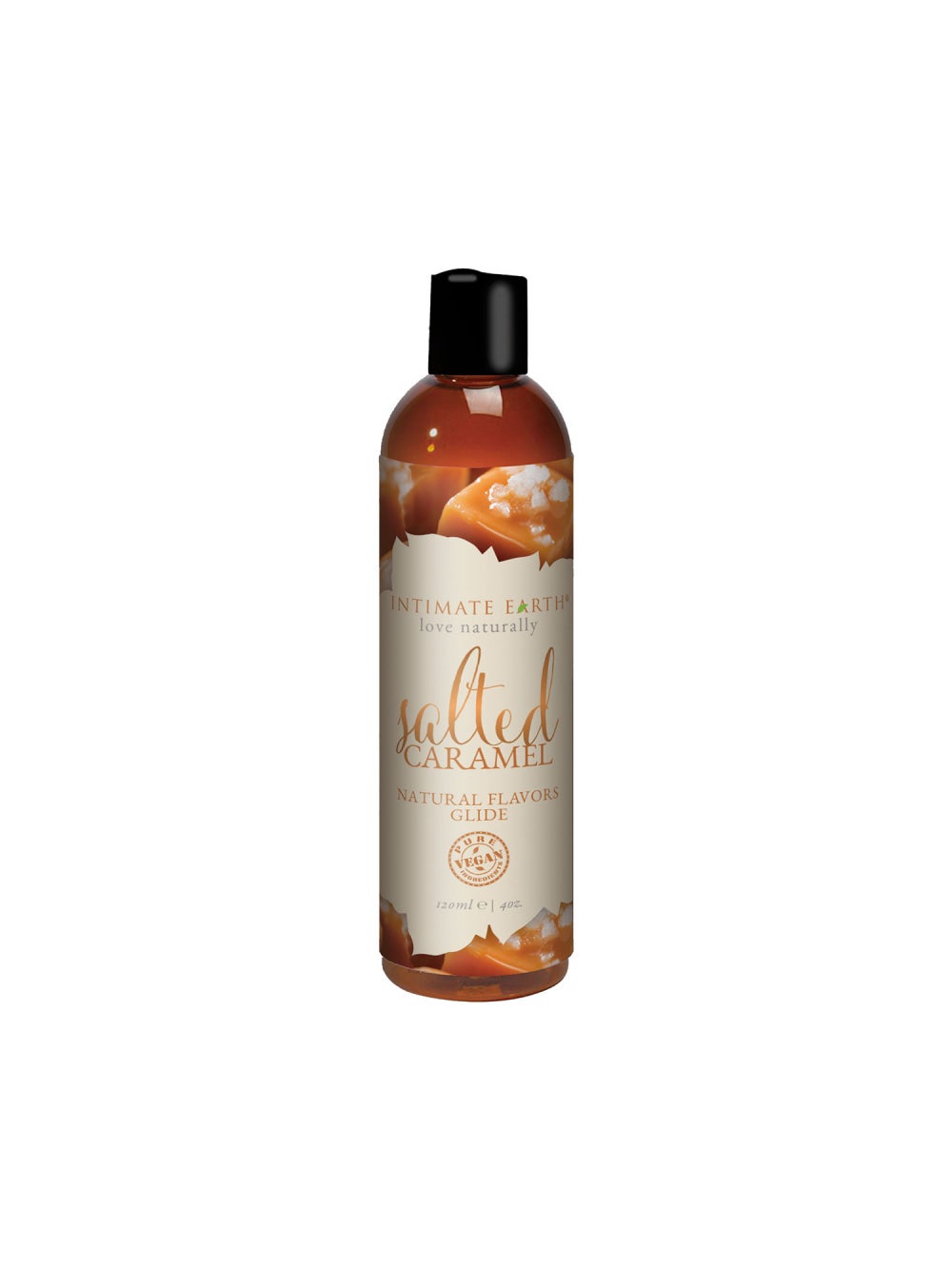 Lubrifiant eau comestible Natural Flavors Glide caramel salé 120 ml