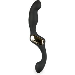 Vibromasseur sex toy homme anal Stimulateur de prostate double embout vibrant et massant Tilos - Noir