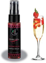 Lubrifiant Silicone Vallée Fraise Pétillante 35 ml Rouge