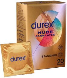 Préservatifs Nude sans Latex Boîte de 20 Transparent
