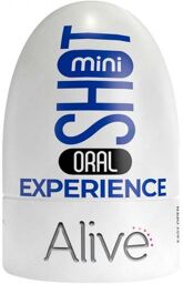 Masturbateur Mini Shot Oral Experience Blanc