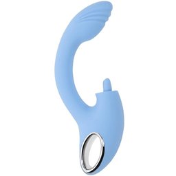 - Sapphire Dual Vibrator - Sky Blue