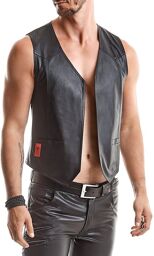 Gilet en wetlook - 20078 Noir