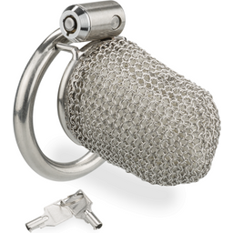 Cage à pénis en cotte de maille - modèle court