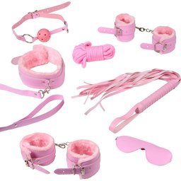 Pink Fluffy Ensemble de Bondage pour Débutant·e·s