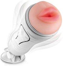 Masturbateur Rechargeable Bouche Vibrant Flora