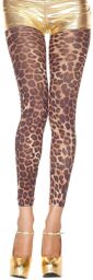 Legging fin voile imprimé léopard - MH35804LEO Leopard