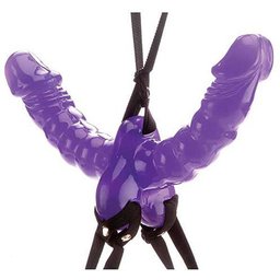 Pipedream - Double gode ceinture - Bleu