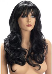 Perruque longue ondulée brune zara