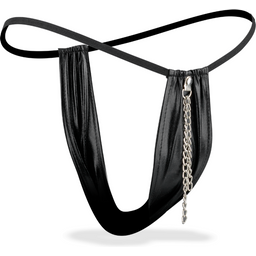 String brillant avec chaînes en métal