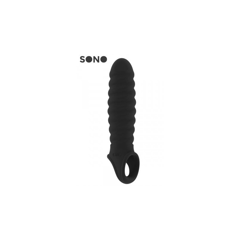 Gaine d'extension de pénis annelée 32