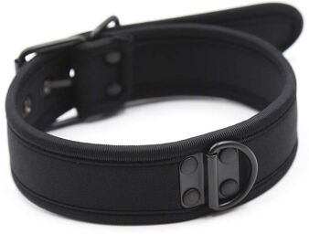 Collier en néoprène Noir