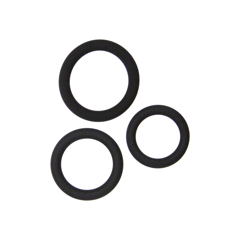 Set 3 cockrings silicone