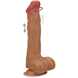 Gode godemichet ventouse vibrant va-et-vient et rotatif 22,0cm Jones