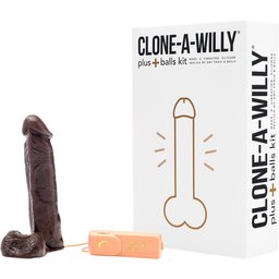 Plus Balls DIY Homemade Dildo Clone Kit Deep Skin Tone