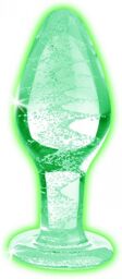 Plug Anal en Verre Phosphorescent - Large